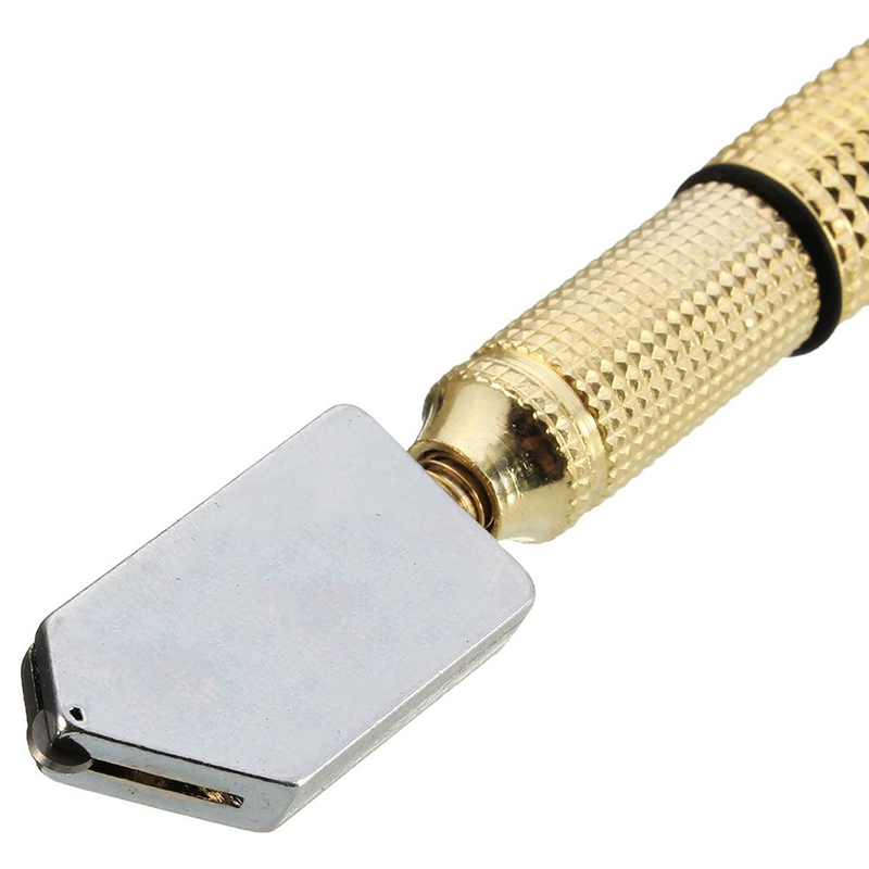 Glass Cutting Tool: Diamond Tip, Antislip Metal Handle (1PCS)