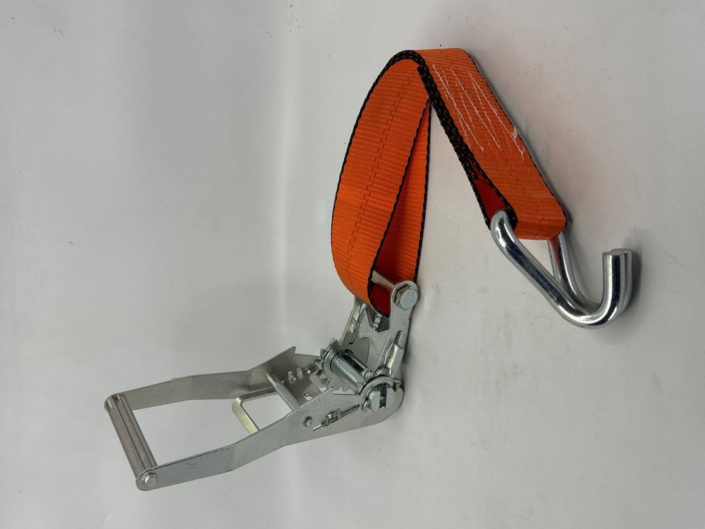 2”X30’ Heavy Duty Long Handle Ratchet Strap with J-Hooks 2 Pack