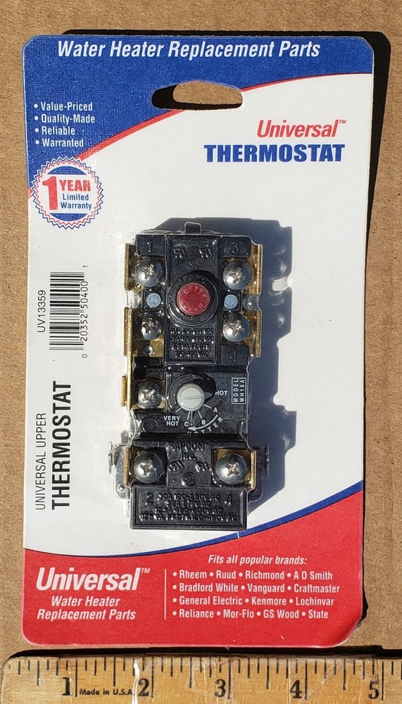 Universal UV13359 Electric Water Heater Upper Thermostat Richmond RP13359 WH10A