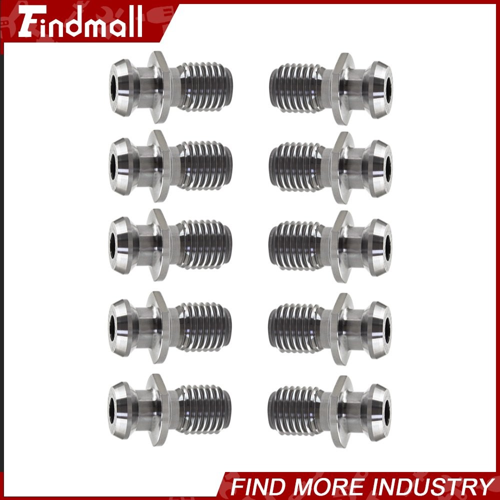 10 Pack CAT50 45°1.140" Pull Stud Coolant Thru Retention Knob for Mazak