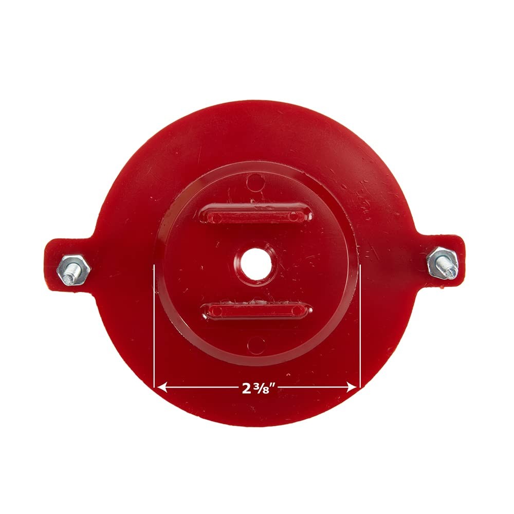 Plastic FDC Connection - Fire Department Caps - 2.5 inches, Red