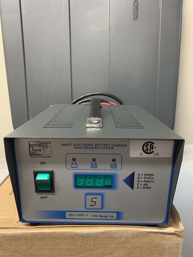 Battery Charger SMART ELECTRONIC HIGH FREQUENCY SYSTEM CBSW1-S BRIERLY TECH.