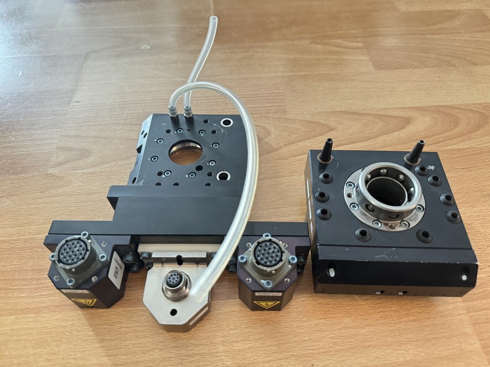 ATI SET TOOL & MASTER ROBOTIC QUICK CHANGE ADAPTERS QC028 & QC28 GOOD **