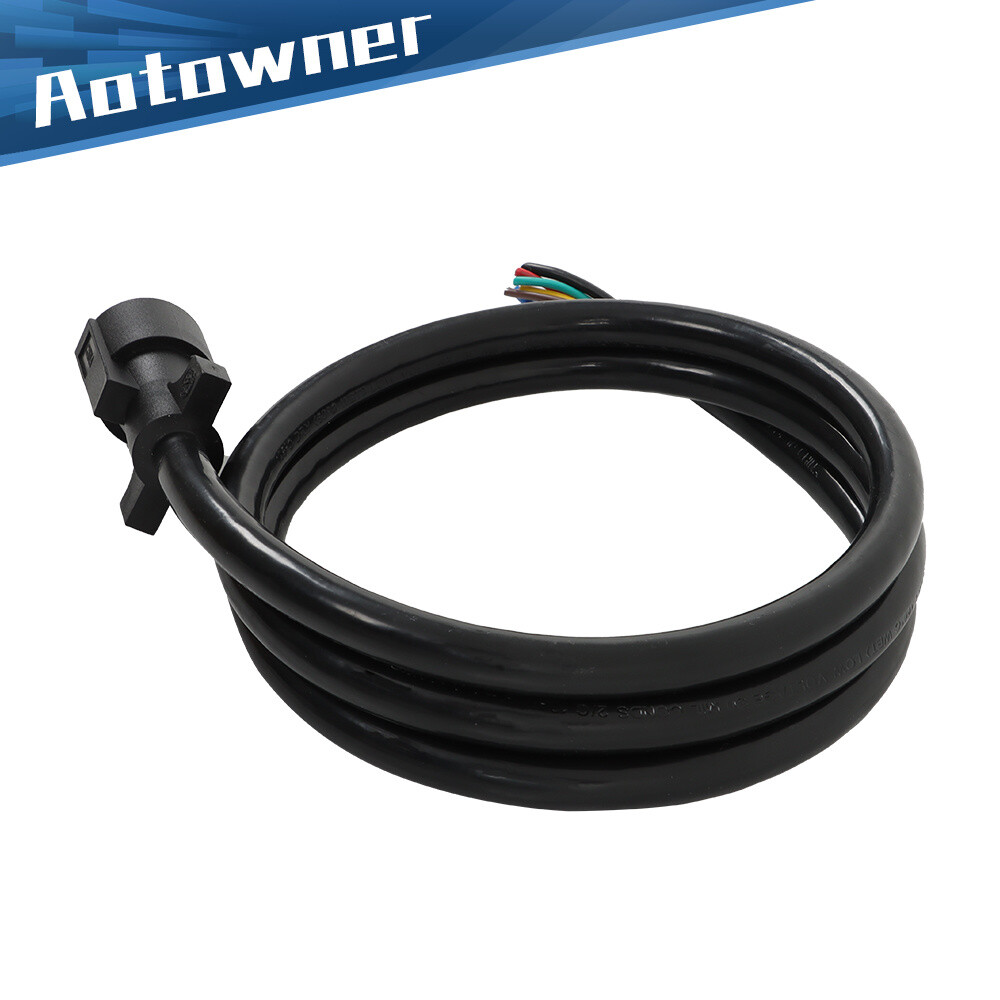 6ft 7-Pin 7 Prong Trailer Light Wiring Connector Trailer Plug Cord Wire Cable