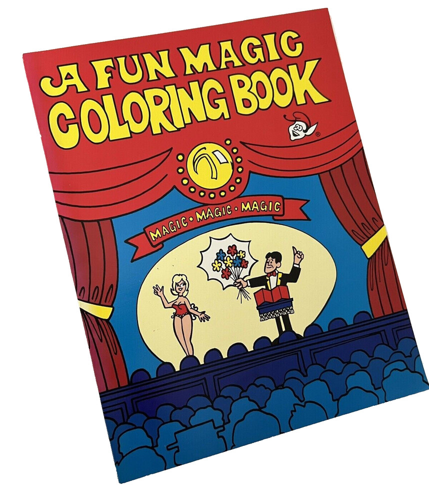 Magic Tricks "A Fun Magic Coloring Book" Small Version 5.5" x 4" Kid Size