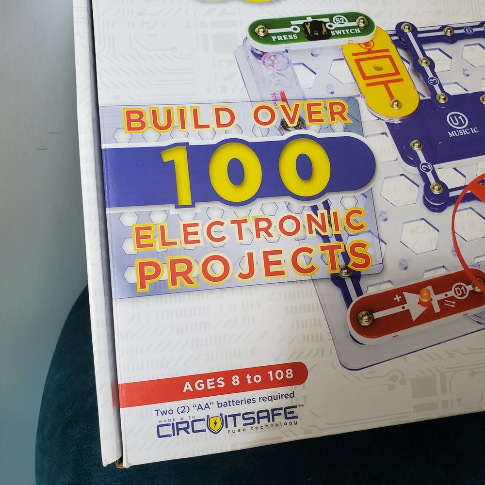 Snap Circuits Model SC-100 JR Kit Homeschool Electronics Educational Complete