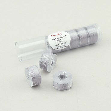 Clear-Quilt, Class 15 Prewound Bobbins, Fil-Tec