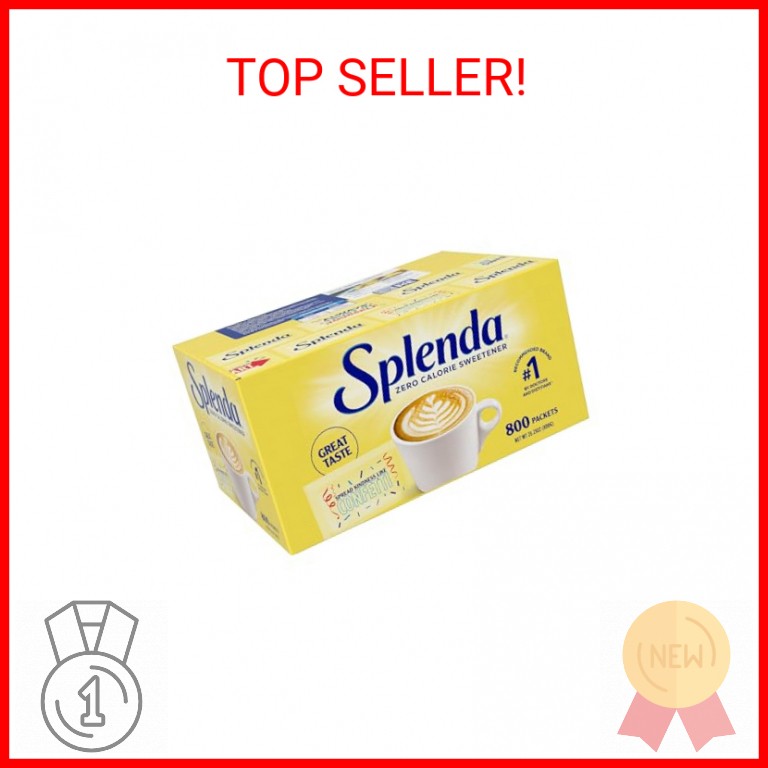 SPLENDA Zero Calorie Sweetener Value Pack, 800 Count Packets