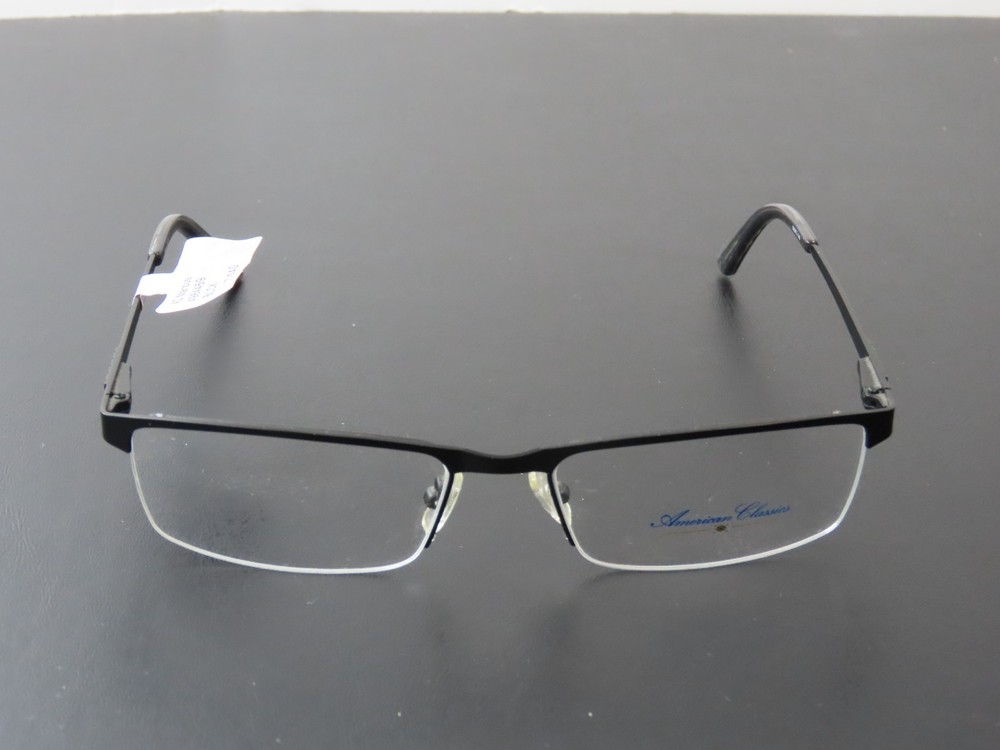 American Classics AC Marcus Black Eyeglass Frame 55-17-140