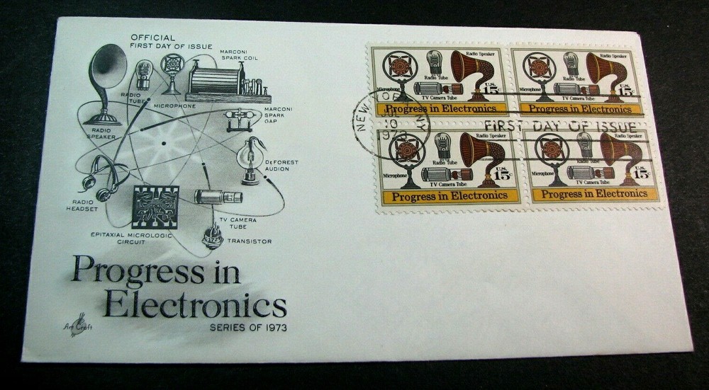 US FDC Scott# 1502  Progress in Electronics 1973 PL1
