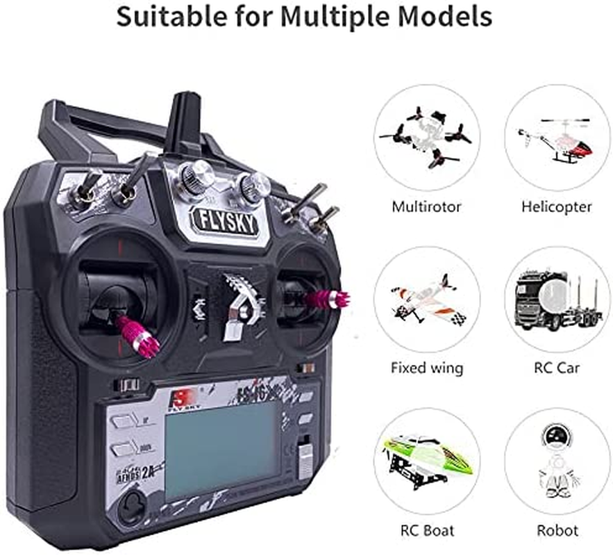 FLYSKY Fs-I6X 10CH 2.4Ghz RC Transmitter Controller with Ia6B Receiver Upgrade