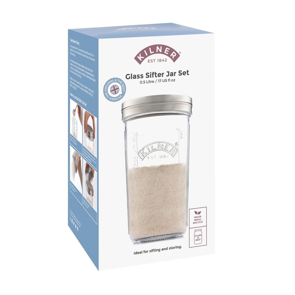 Kilner Sifter Jar Set 0.5 Litre