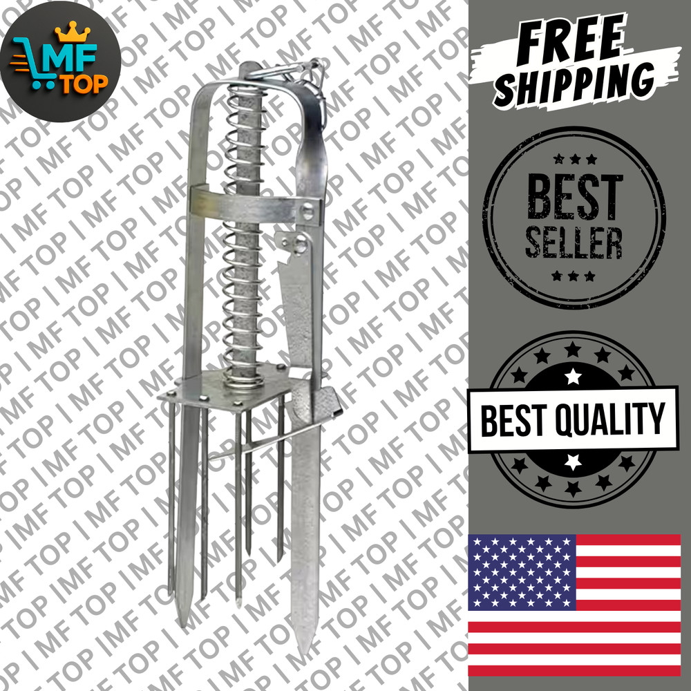 Plunger Style Mole Trap