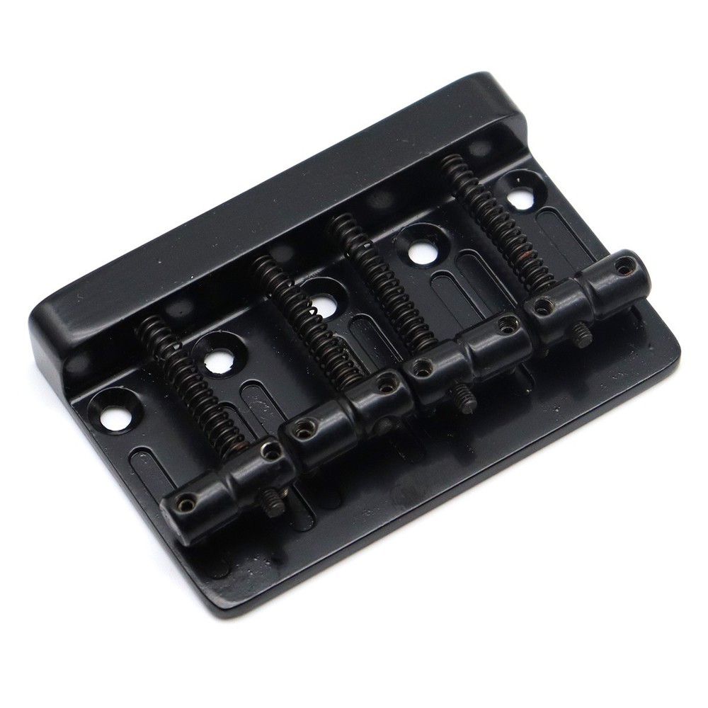 4 String Bass Hard Tail Fixed Bridge Hardtail Saddle Bridge Top Load Black