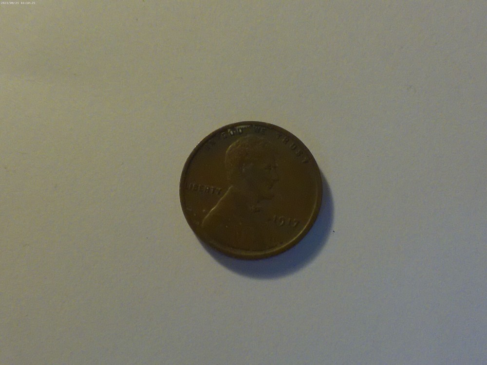1917-P Lincoln Wheat Cent with Error on Reverse