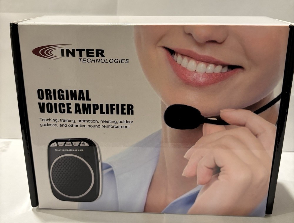 Inter Technologies Original Voice Amplifier with Wired Microphone