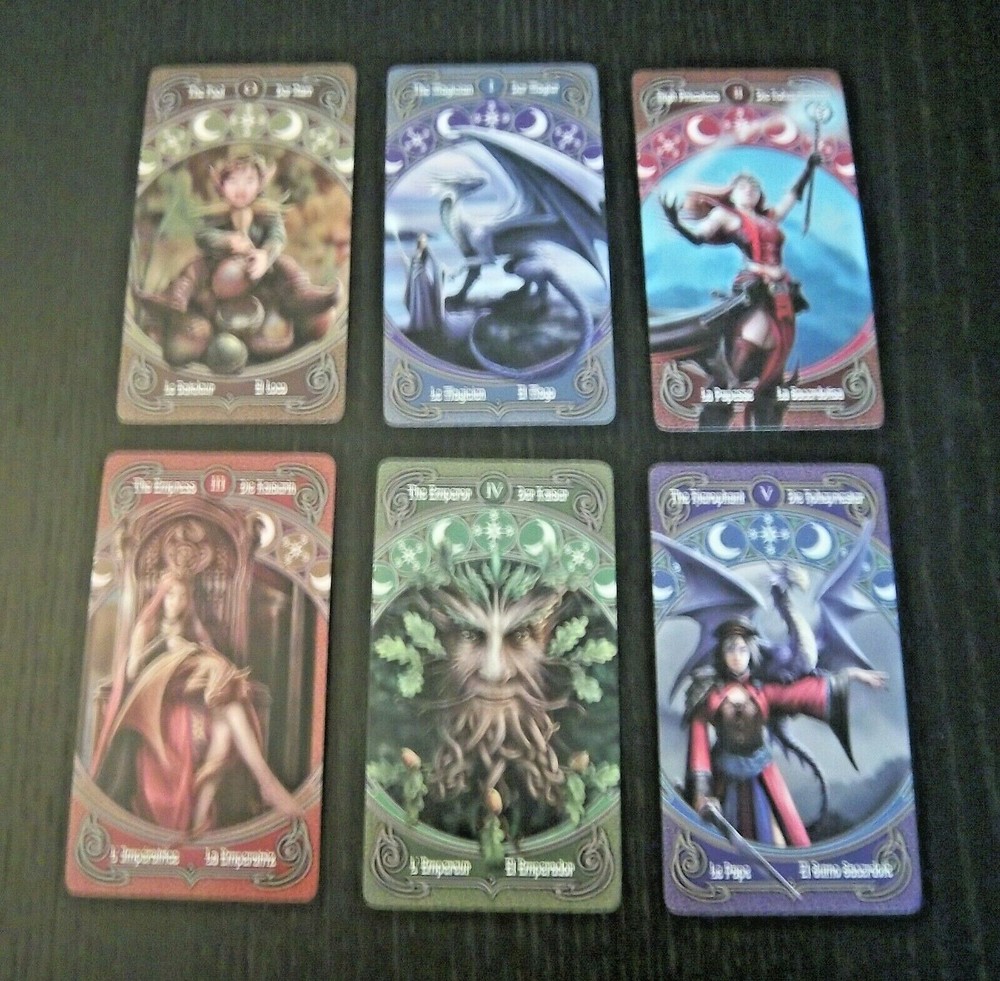 Authentic - Anne Stokes Legends Tarot Deck w/ Instruction Booklet Sealed / New