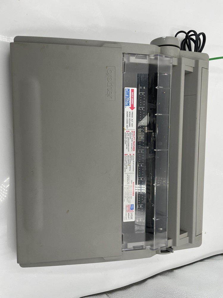 Brother Correctronic GX-7500 Electronic Typewriter Tested Types Well