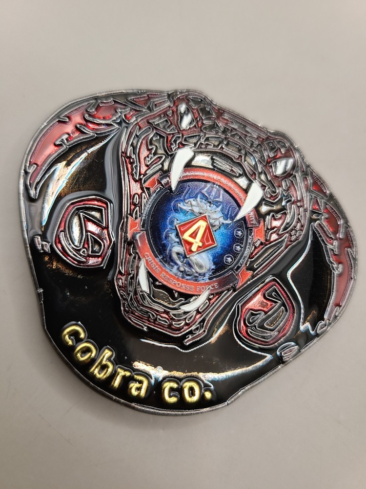 3d LAR 4th LAR Wolf Pack Cobra Co Challenge Coin 2.5"