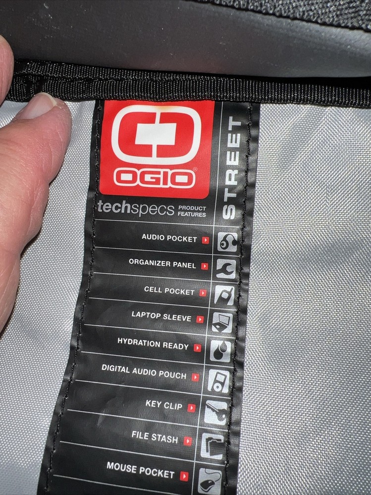 OGIO Backpack Under Armor Black Multi Armor Protected Super Drink