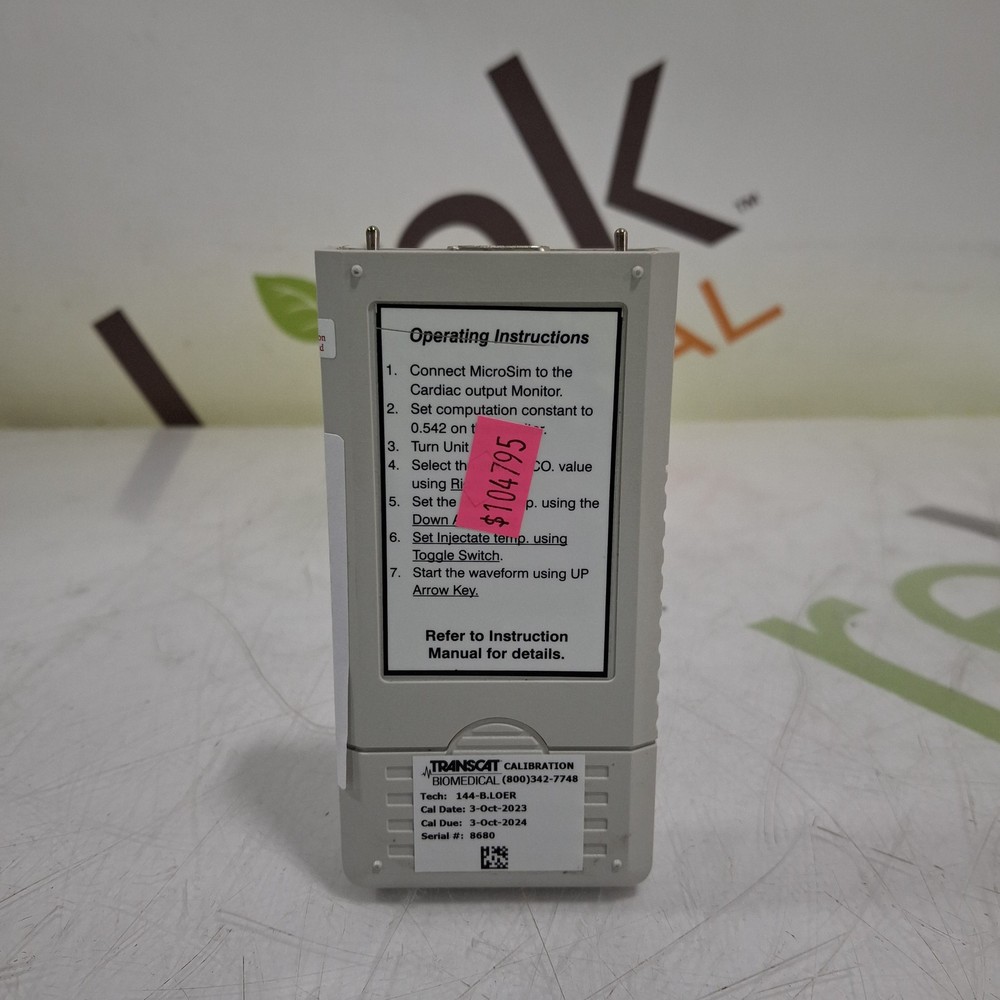 Netech Corp. MicroSim Cardiac Output Simulator