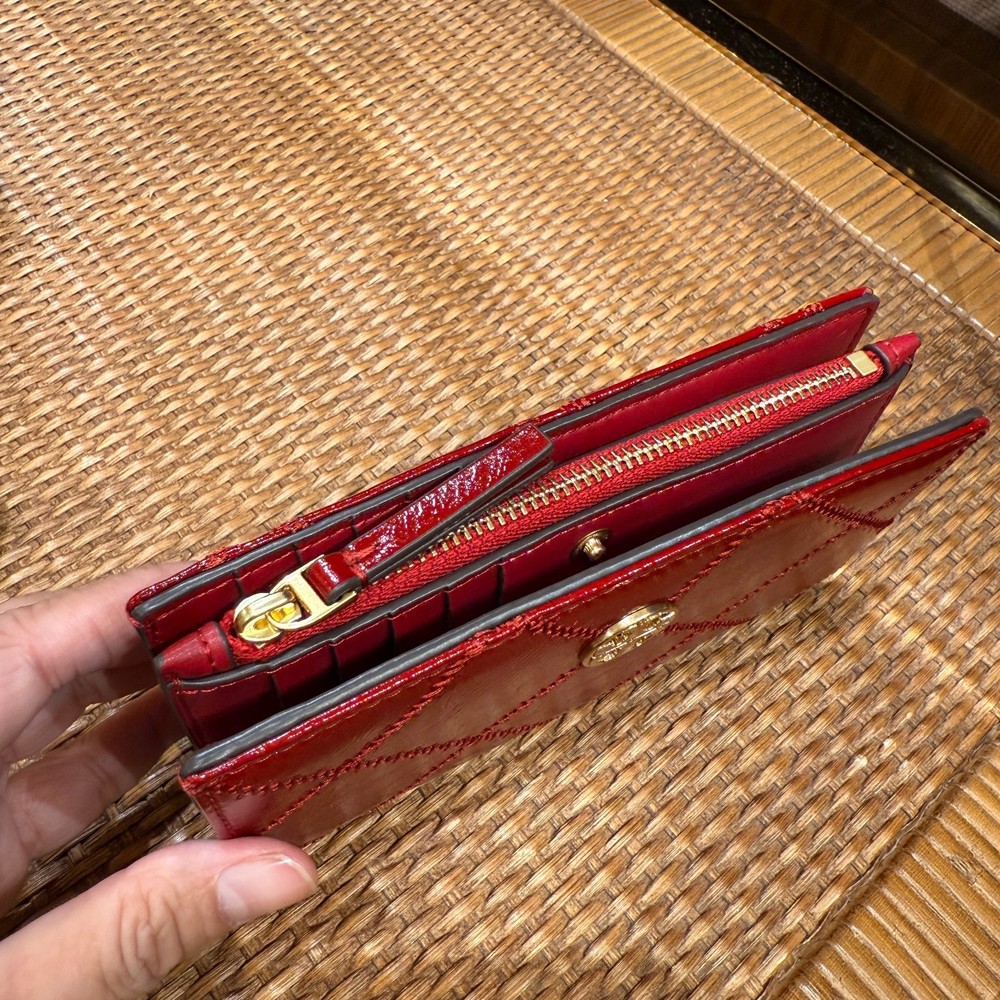 Tory Burch Willa Medium Wallet 169924 Berry $270