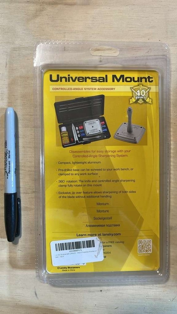 Lansky Lightweight Aluminum Universal Sharpening System Mount