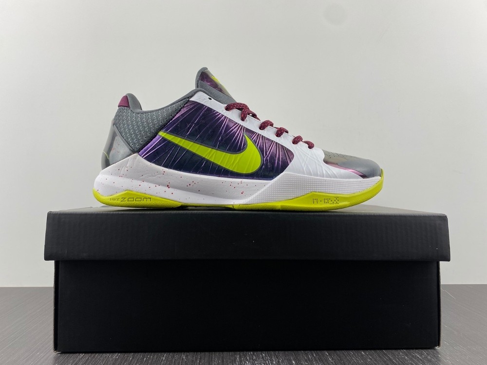 CD4991-100 Zoom Kobe 5 Protro Chaos White Grey Volt
