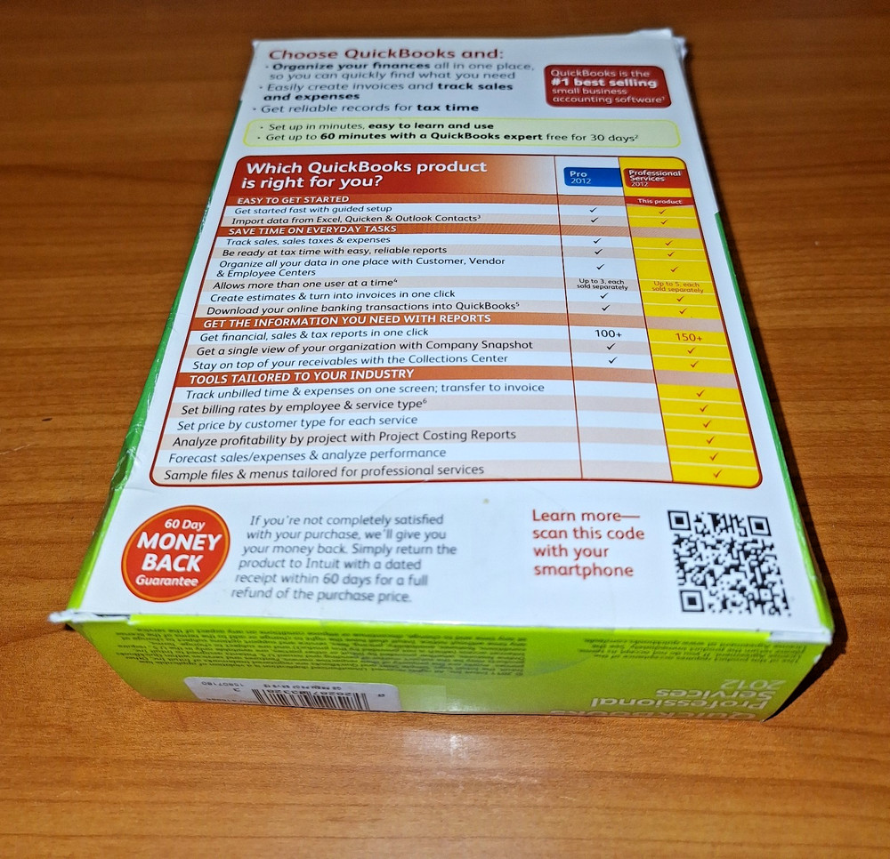 QUICKBOOKS Desktop Professional Services 2012 Accounting