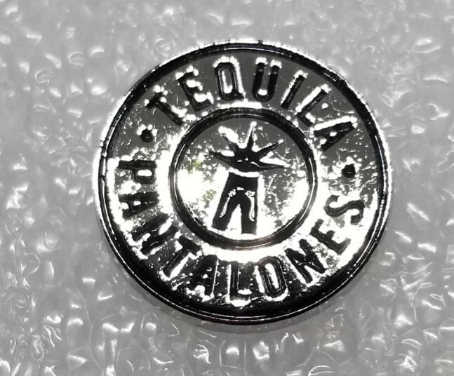 Pantalones Tequila Silver Tone Lapel Hat Pin