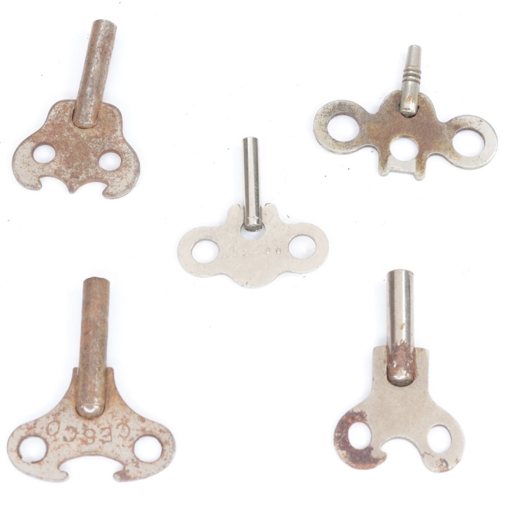 Clock Keys - 5 Assorted Sizes - RC847