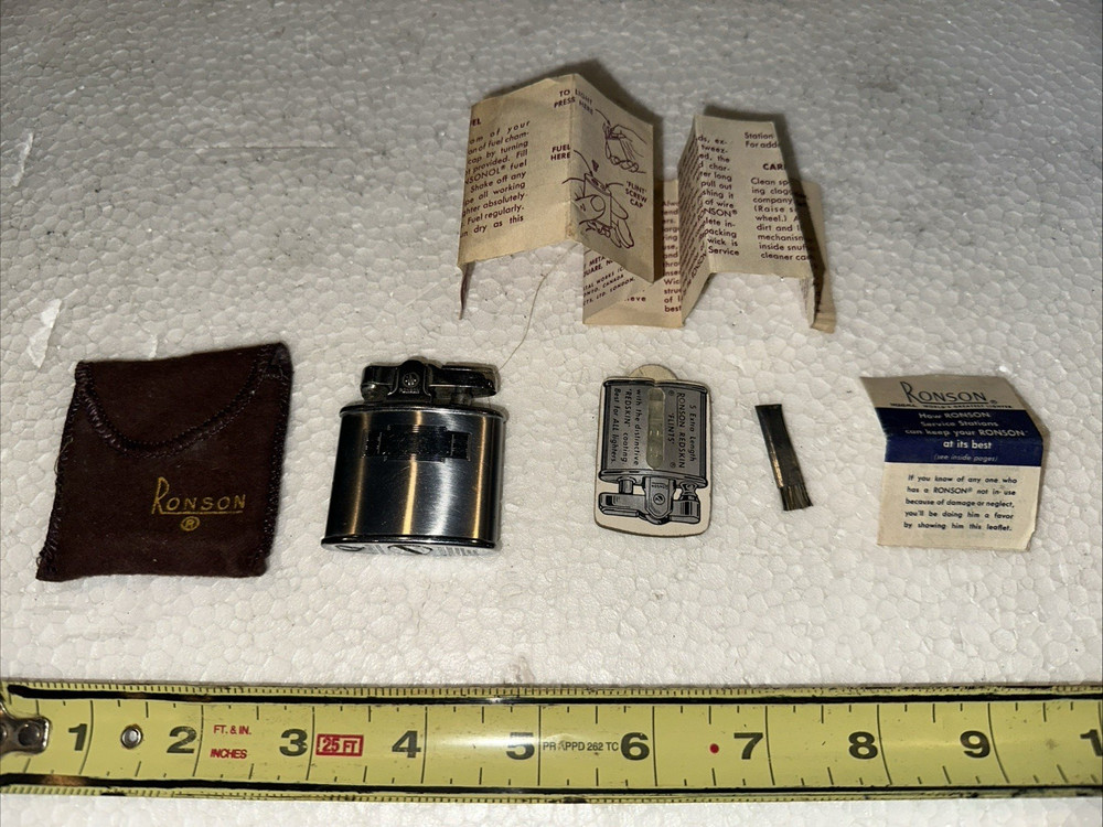 Ronson Standard Lighter  with  accessories