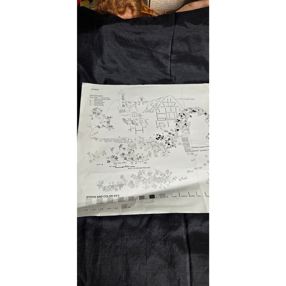 Dimensions Vintage Partial Crewel Embroidery Kit