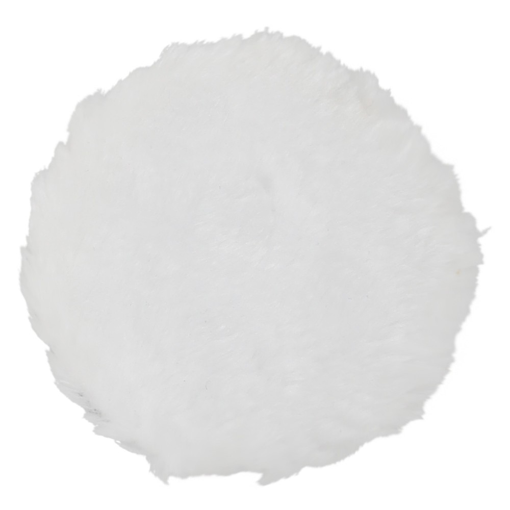 10x Wool Polishing Pads 3inch Lambskin Hook Loop Buffing Car Buffing Pad