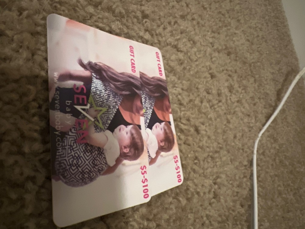 seven baby gift card