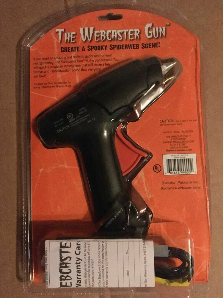 Halloween Stage Special Effects Scene THE WEBCASTER GUN Prop