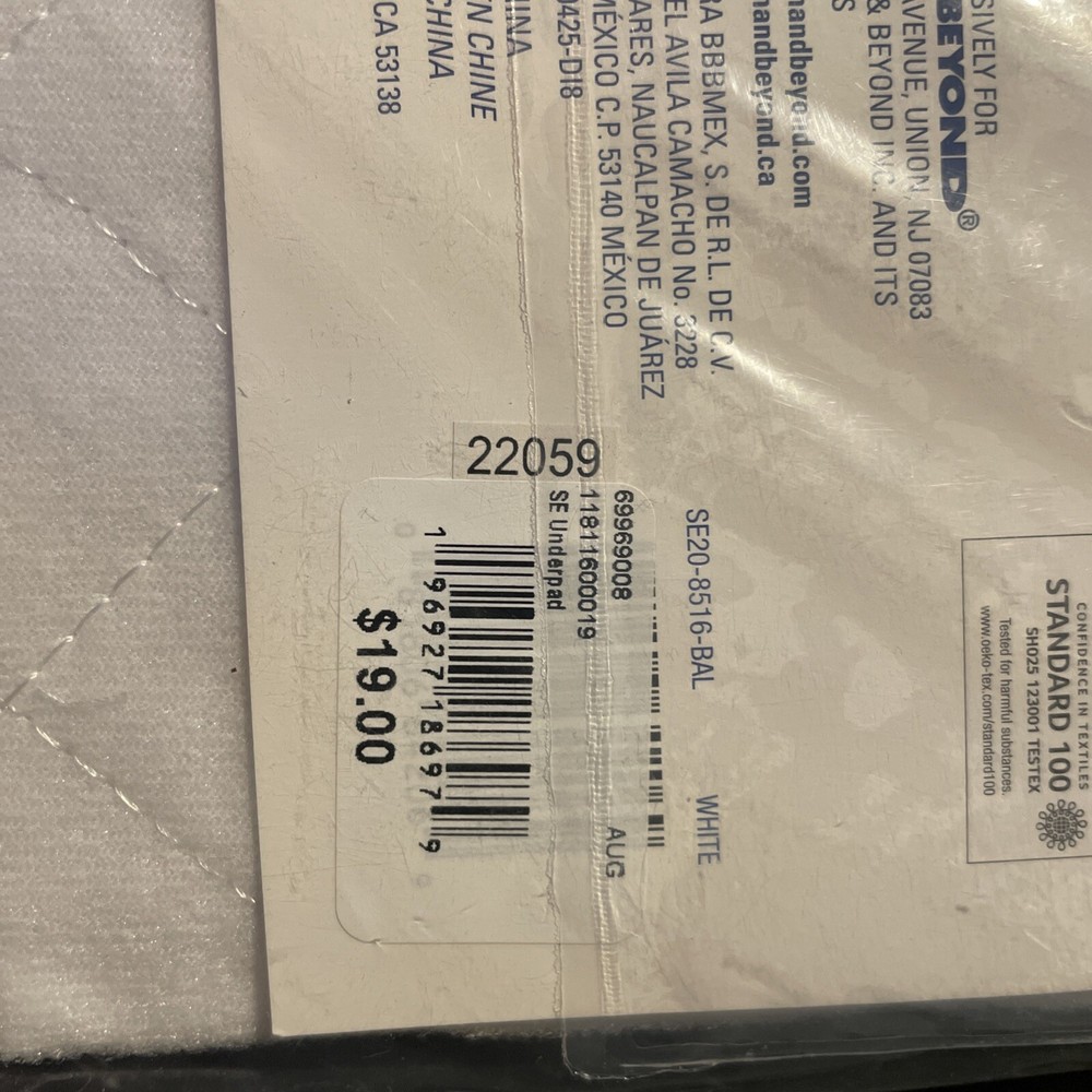 Simply Essential Waterproof Underpaid (One Size) 33” x 35”
