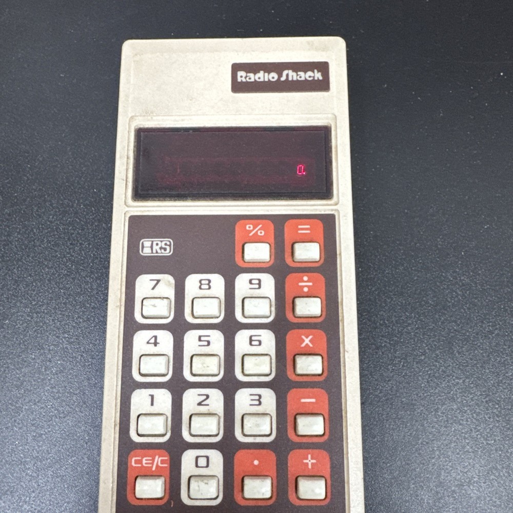 Radio Shack EC220 Vintage Calculator Working