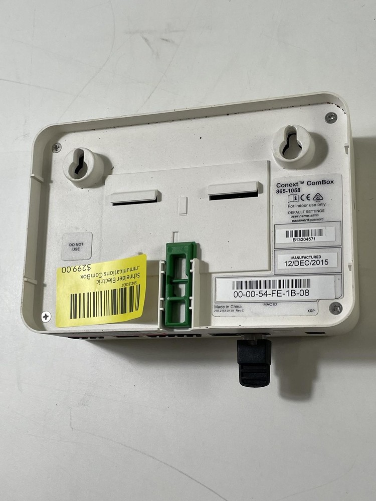 Schneider Electric 865-1058 Context Communications ComBox