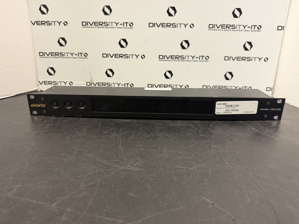 Evertz 1201DD Network Digital Display Clock