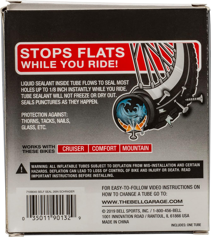 Self-Sealing Bicycle Inner Tubes