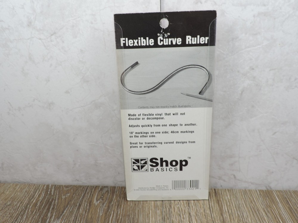 Shop Basics Flexible Curve Ruler 20"