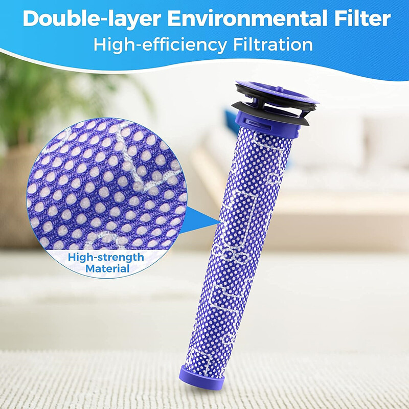 2PACK Filter For Dyson V6 V7 V8 Animal Absolute Handheld Vacuum Cleaner Filter