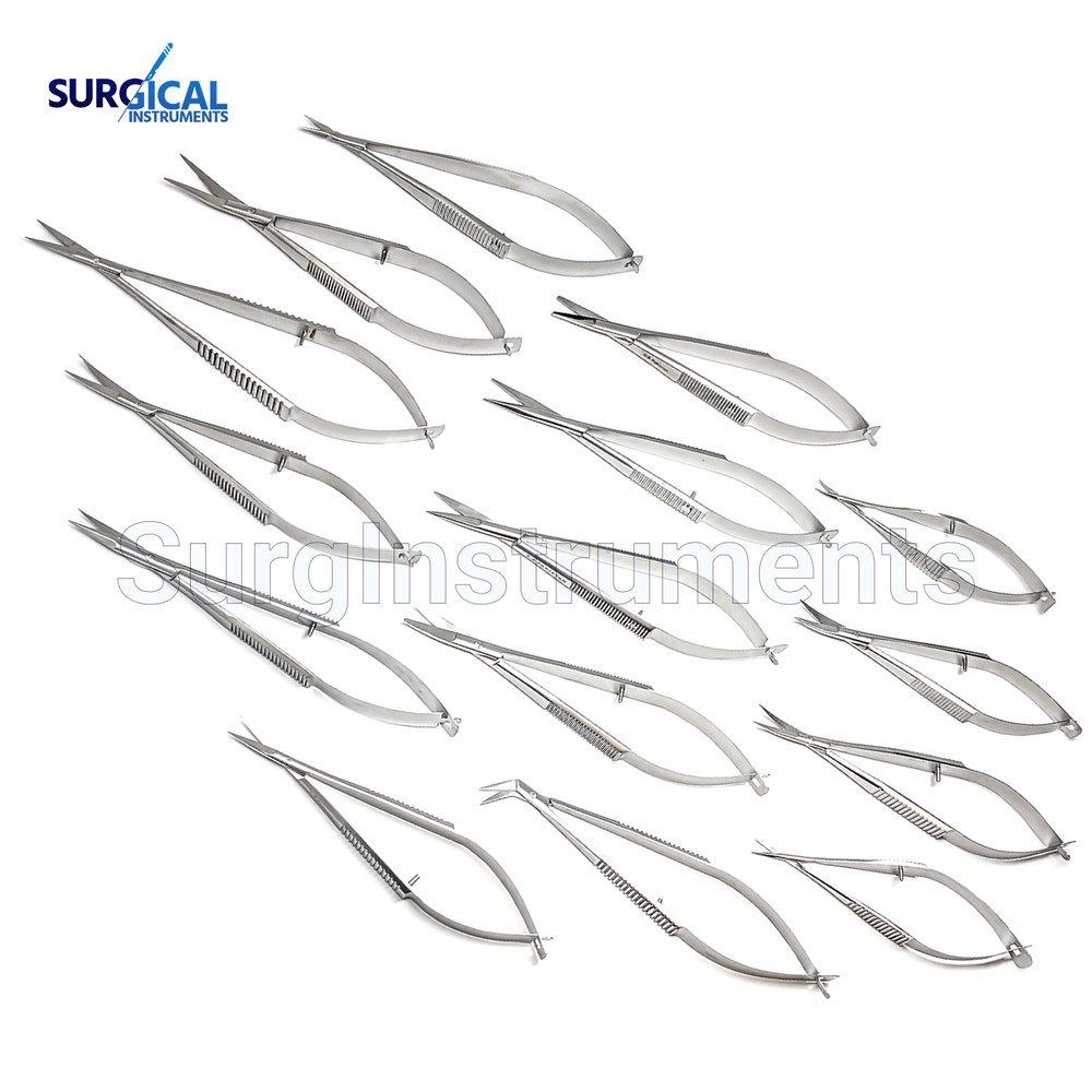15 Micro Surgical Scissors Ophthalmic & Lab Instruments
