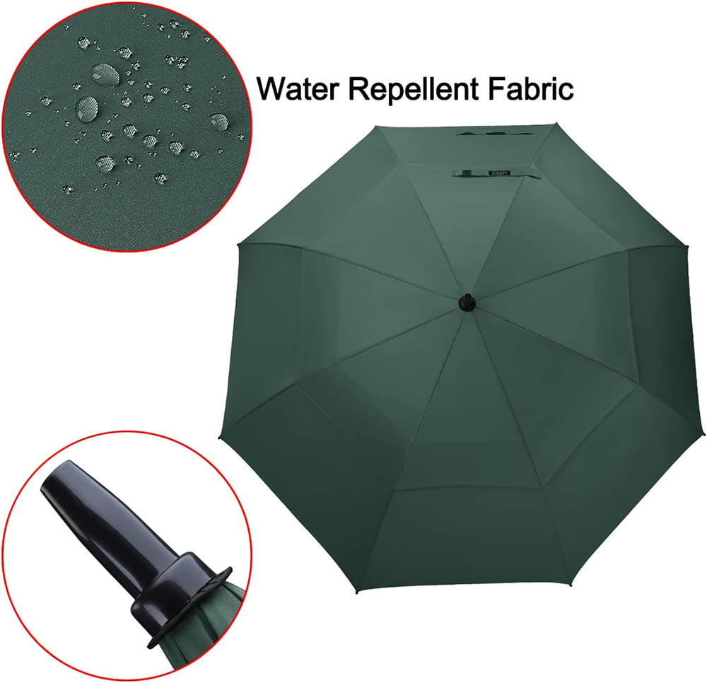 47/54/62/68 Inch Automatic Open Golf Umbrella Oversize Extra Large Double Canopy