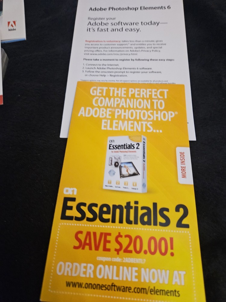 Adobe Photoshop Elements 6 for Macintosh Mini Box CIB Excellent Condition