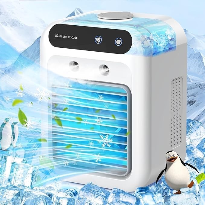 Portable Air Conditioner 3 In 1 Cooling Fan Air Conditioner 2 Speed Mist