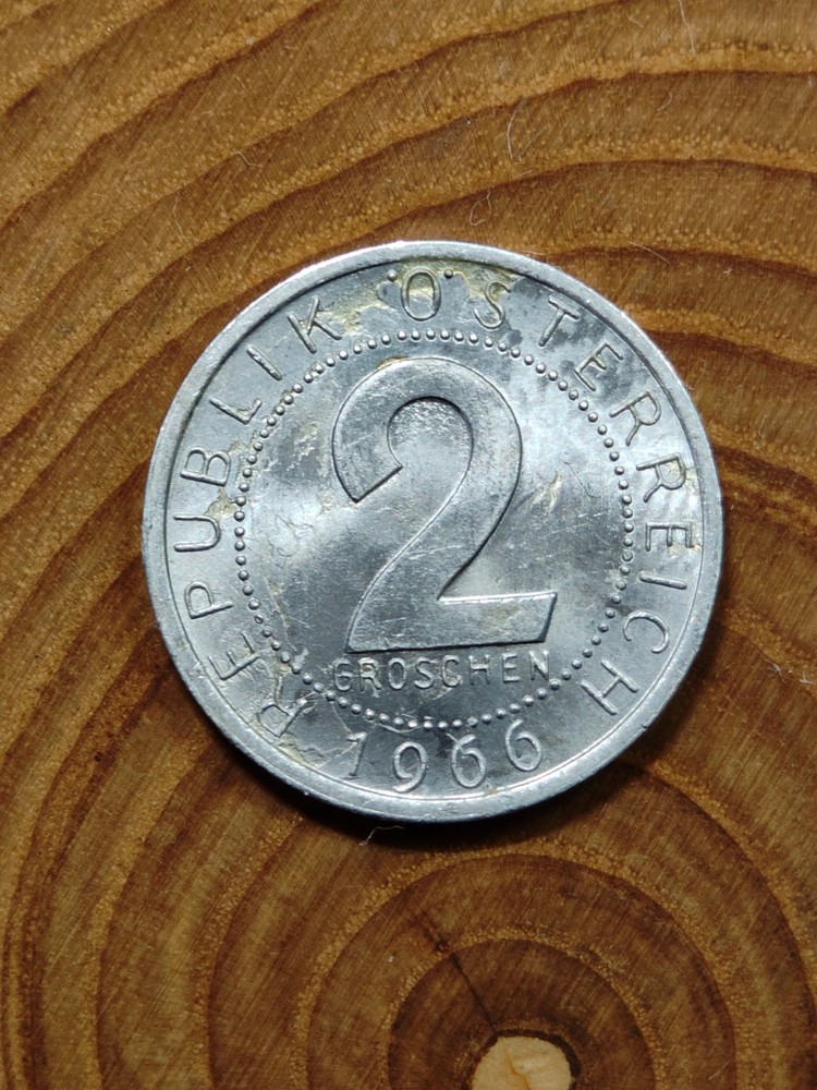 Austria 2 Groschen 1966 #110