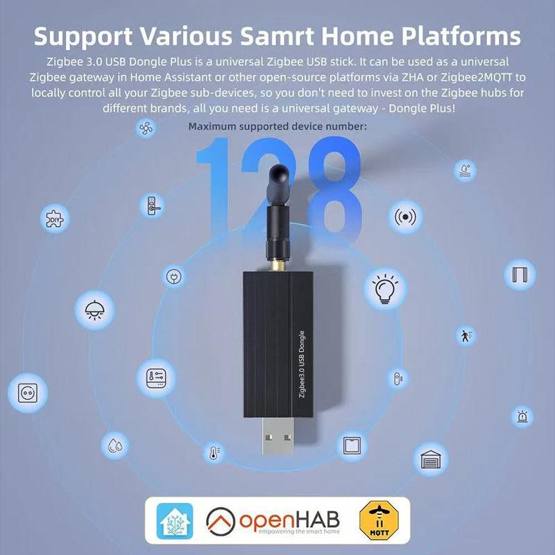 ZigBee 3.0 USB Dongle Universal Open Source Wireless Hub For Home Assistant
