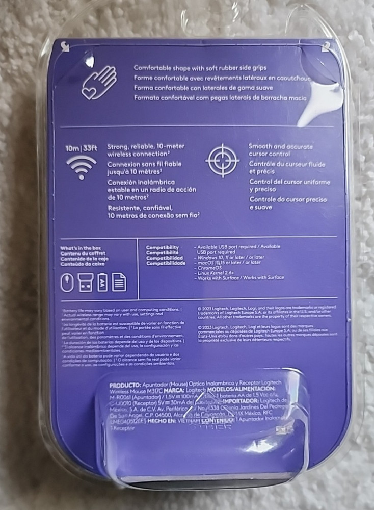 NEW Logitech Limited Edition Design Collection Wireless Mouse Floral B33